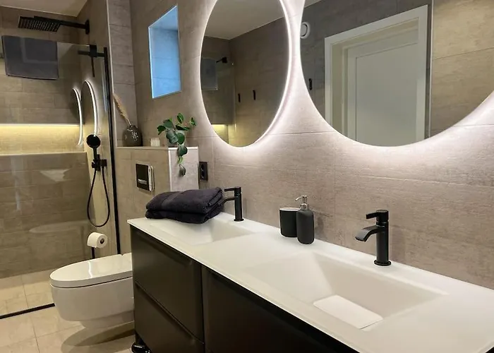 Sjoutsikt, Jacuzzi Og Solfylt 公寓 卑爾根